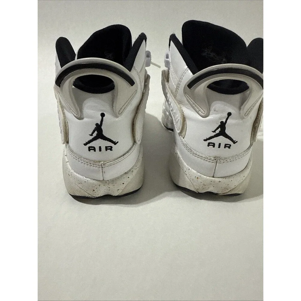 Nike‎ Air Jordan 6 Rings Youth Kids Size 7Y Confetti White 323419-100